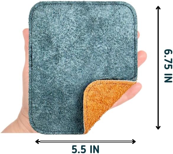 Strikeclub Bowling Ball Shammy Towel | Dual Sides Leather Bowling Towel | Bowling Accessories