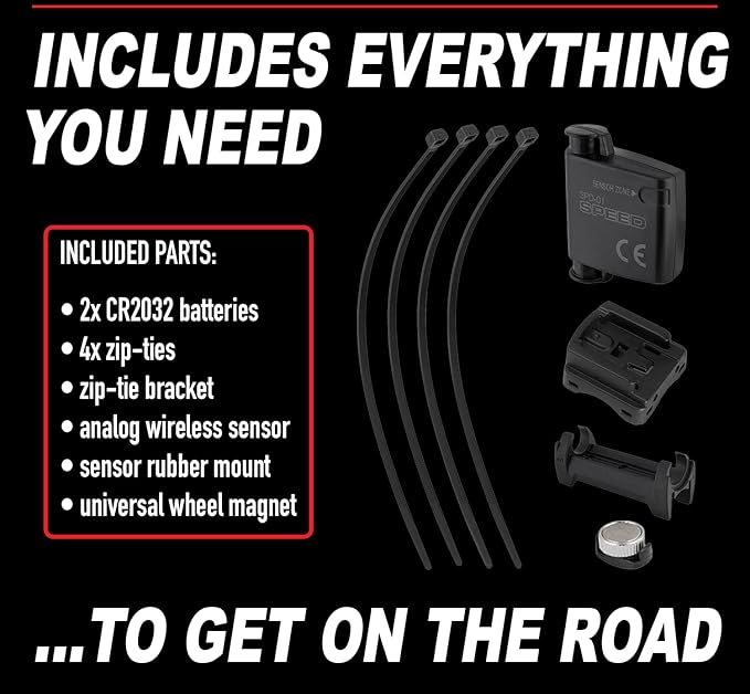 CATEYE Velo Wireless Bike Computer – Analog Wireless Cyclocomputer, Speedometer & Odometer, Calorie Tracking, Zip-Tie Mount, Auto Start/Stop, Programmable Odometer, Easy Setup for All Bikes