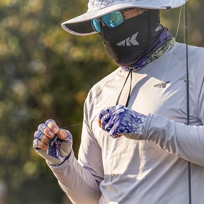 KastKing Sol Armis Sun Gloves UPF50+ Fishing Gloves UV Protection, Sun Protection for Outdoor, Kayaking, Rowing