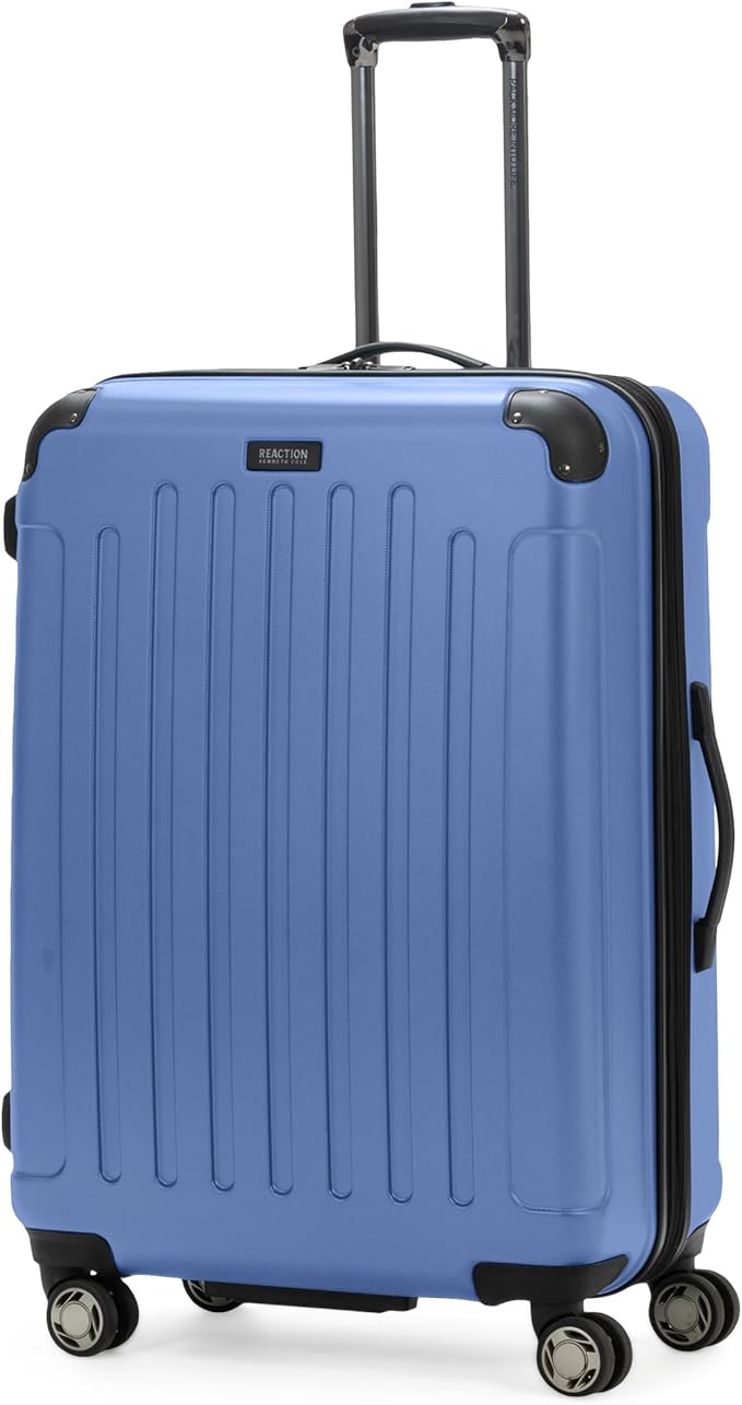 Kenneth Cole REACTION Renegade Luggage 拡張可能 8輪スピナー 軽量 ハードサイド スーツケース、ペリウィンクルブルー、28インチ(受託手荷物)