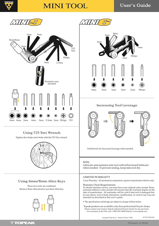 Topeak Mini 9 Multi-Tool