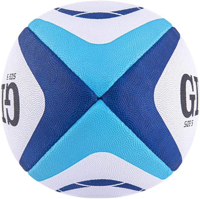 Gilbert Atom Match Rugby Ball Blue