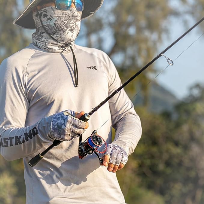 KastKing Sol Armis Sun Gloves UPF50+ Fishing Gloves UV Protection, Sun Protection for Outdoor, Kayaking, Rowing