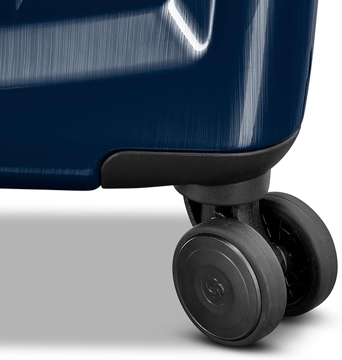Samsonite Winfield 2 ハードサイド荷物 スピナーホイール付き、ネイビー、機内持ち込み20インチ