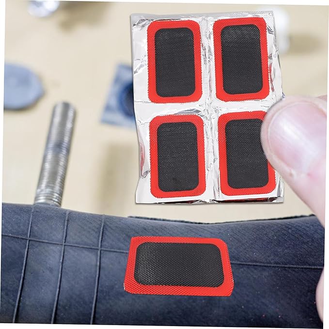 Happyyami 38-Piece Bicycle Inner Tube Repair Kit Tire Levers Adhesive Patches for Motorcycle and Bicycle Portable Puncture Repair Tools for Cyclists