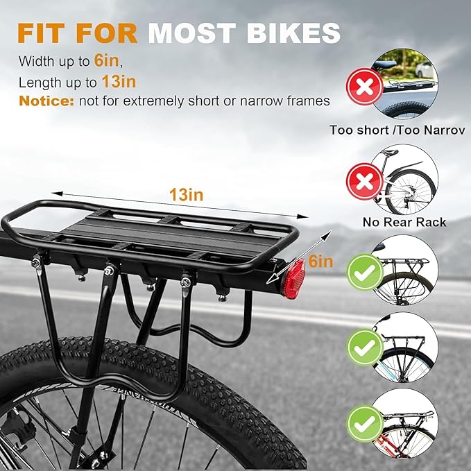 NDakter Bike Panniers, 35L Waterproof Panniers Bike Saddle Bags for Rear Rack, Expandable Double Bicycle Trunk Bag with Reflective Strips,E-bike Accessories for Commute and Mountain Cycling Travel
