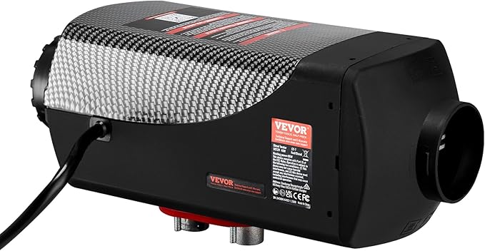 VEVOR 8KW Diesel Air Heater with Muffler, 12V with Remote Control and LCD Switch for Vehicles, Trucks, Motorhomes, Boats, and Buses