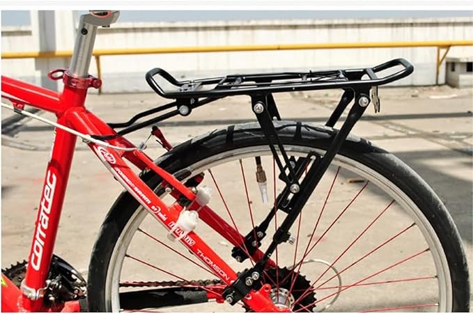 Generies Biking Universal Adjustable Bike High Capacity Cargo Rack Cycling Equipment Stand Footstock Bicycle Luggage Carrier Racks