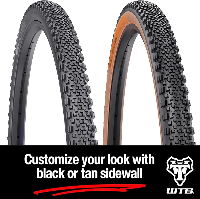 WTB Raddler Gravel Bike Tire (700c) Tubeless Folding - Light & Fast Rolling - SG2 Puncture Protection - Bikepacking