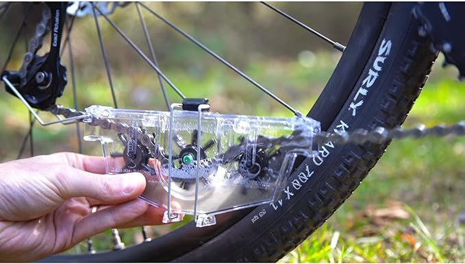 White Lightning BICYCLE CHAIN CLEANER KIT | DEEP CLEANS Bike Care Degreaser, 2.0 ounces