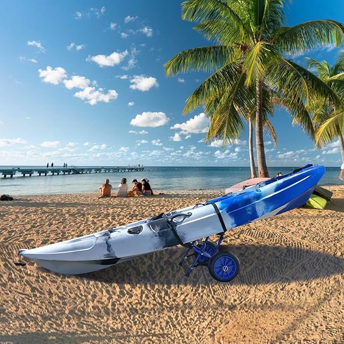 Newcod Kayak Cart, Kayak Dolly Cart for Carrying Kayak Canoe SUP Paddle Board