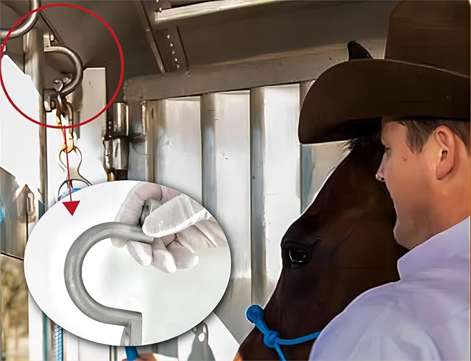 Replace Trailer Tie Loop 2" I.D. Aluminum Bolt-On Lashing Rope Tie Down Ring Horse (2 Pack)