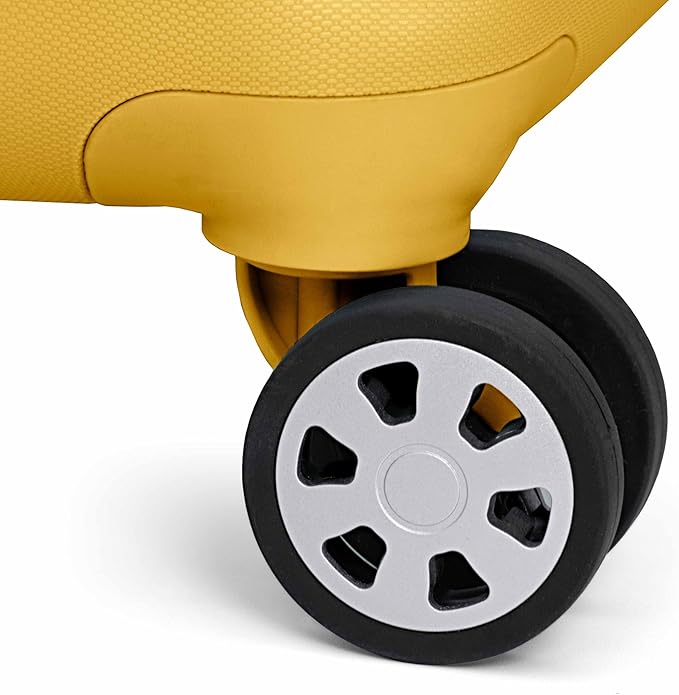 トラベラーズチョイス パゴサ ハードシェル 拡張可能荷物 スピナーホイール付き、イエロー、30インチ 大型