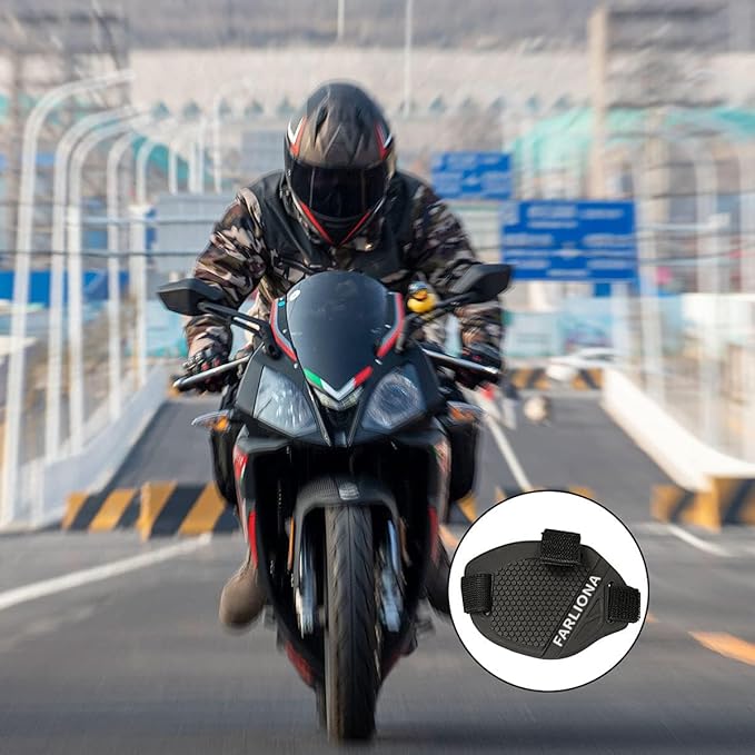 2 PCS Motorcycle Motorbike Shift Pad, Shoe Boot Protector Cover, Useful Rubber Gear Shifter Accessories for Men Women, Black, Medium