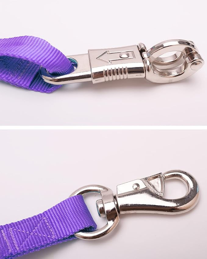 Adjustable Trailer Tie (2 Pack)-Horse Trailer Nylon Strap Tie,Adjusted from 25 to 37”