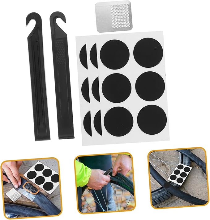 Bicycle Tire Repair Kit Tubeless Bike Tire Patch Lever for Quick Easy Repairs