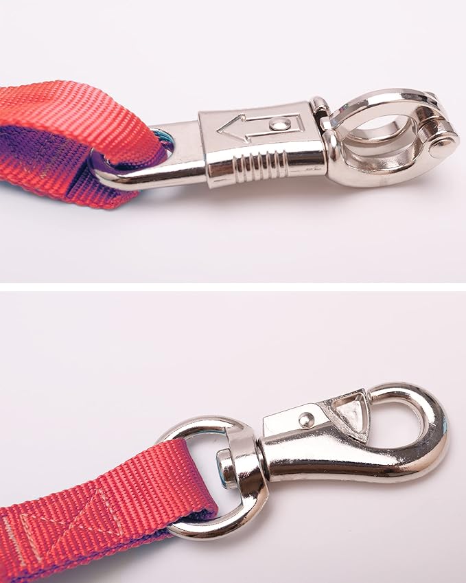 Adjustable Trailer Tie (2 Pack)-Horse Trailer Nylon Strap Tie,Adjusted from 25 to 37”
