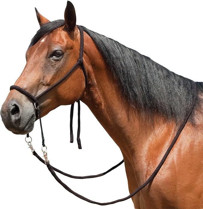 Mustang Nylon Bitless Bridle w/Reins