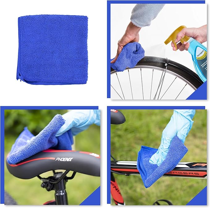 focopot Bike Chain Cleaner Kit Including Chain Oil Lubricant,Bike Chain Degreaser,Chain Scrubber and Bicycle Cleaning Brush Tools for Mountain/MT/Road/BMX Bike