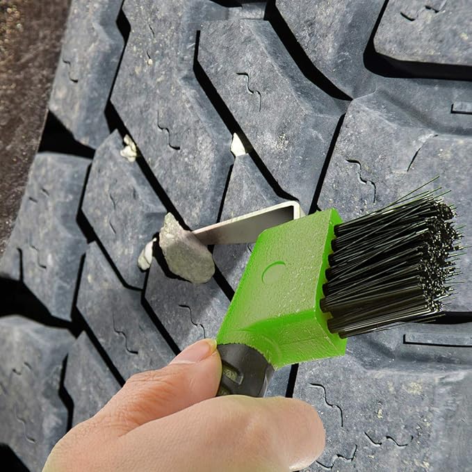 BOTH WINNERS 4Pcs Horse Hoof Pick Brushes, with Soft Touch Rubber Handle