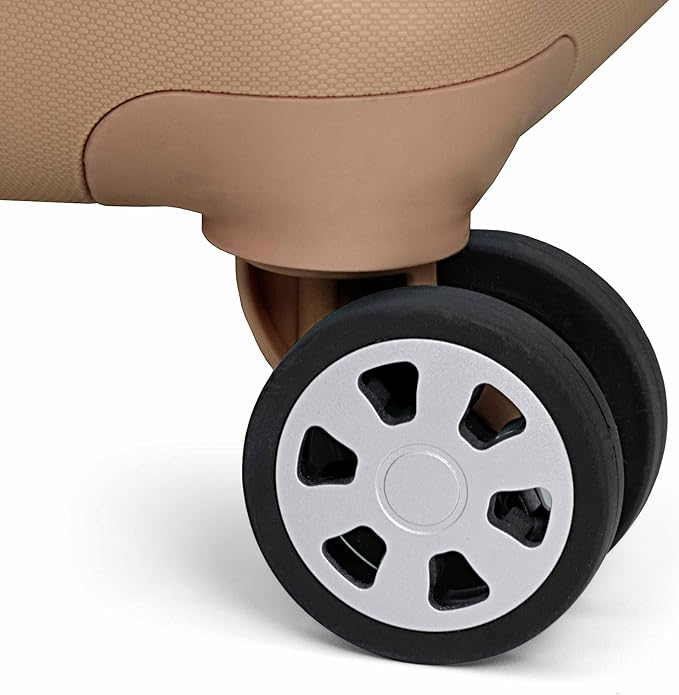 Traveler's Choice Pagosa ハードシェル拡張可能荷物 スピナーホイール付き ラテベージュ 22インチ機内持ち込み