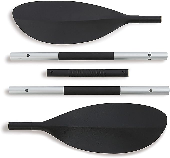 INTEX チャレンジャーインフレータブルカヤックシリーズ:デラックス86インチカヤックパドルと高出力ポンプ付属 – 超強力PVC – 調節可能な背もたれ付きシート – 取り外し可能なスケグ – 貨物収納ネット