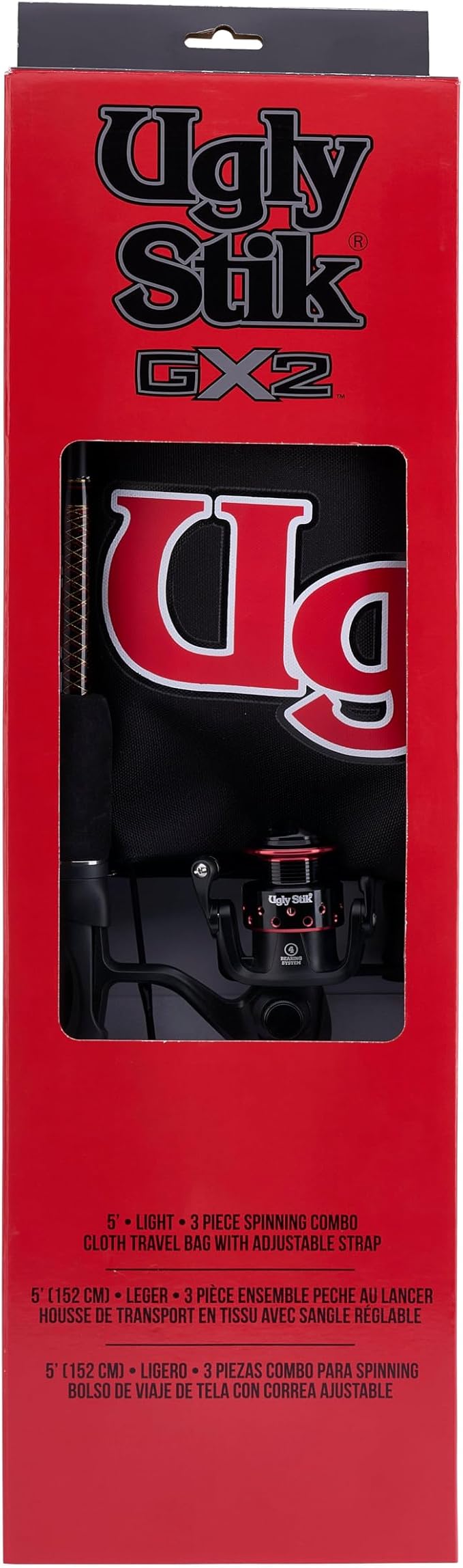 Ugly Stik GX2 スピニングリールと釣り竿のコンボ