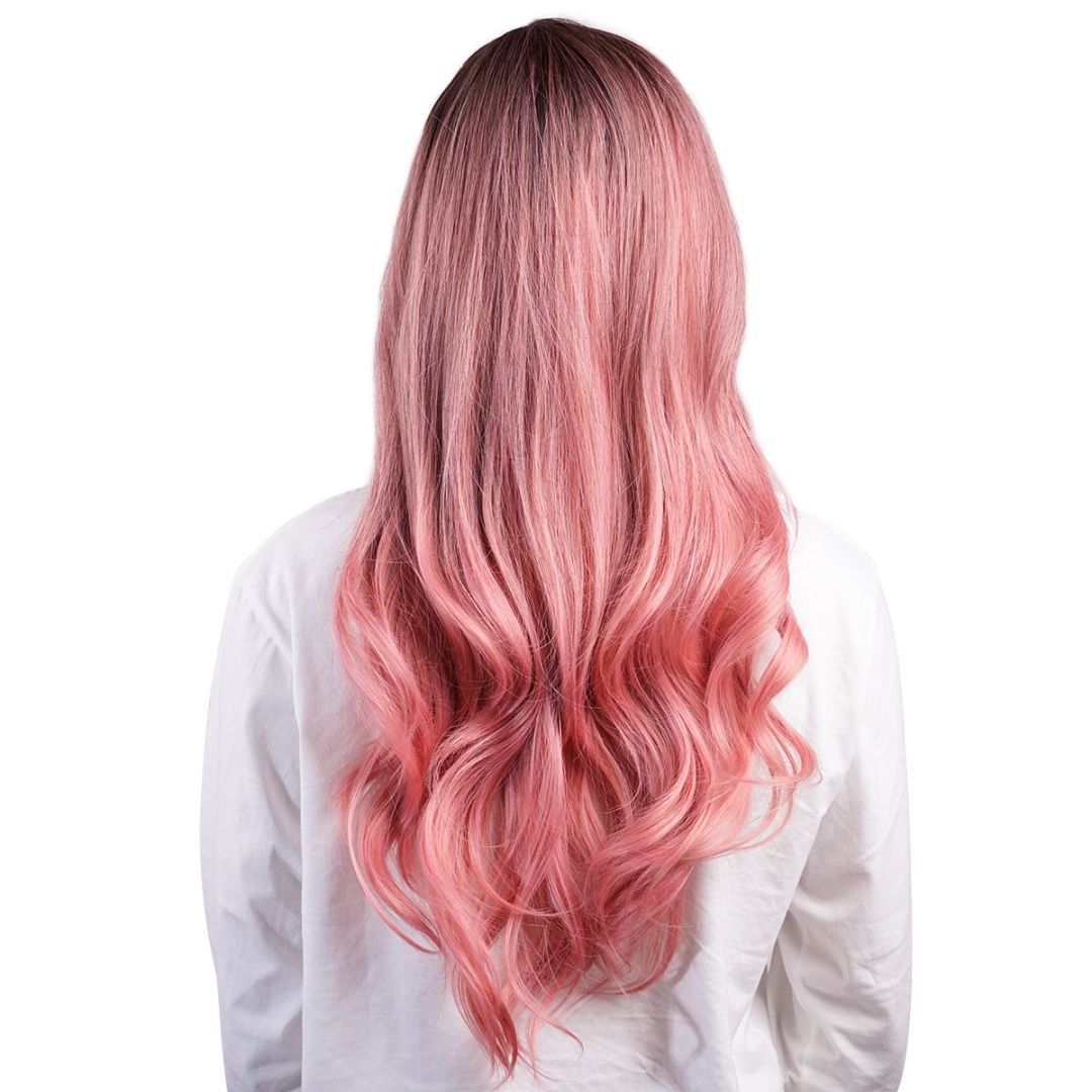 Bald Woman Short Hair Hair Loss Confidence - Pink Wig