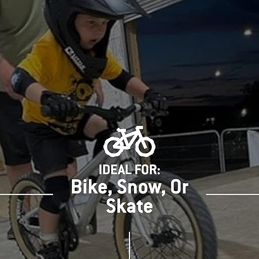 G-Form Lil' G Toddler Knee & Elbow Guard Set - Protective Cycling Elbow & Knee Guards with Pads for Toddlers - Bike Accessories & Sports Gear for Kids - Black, S/M