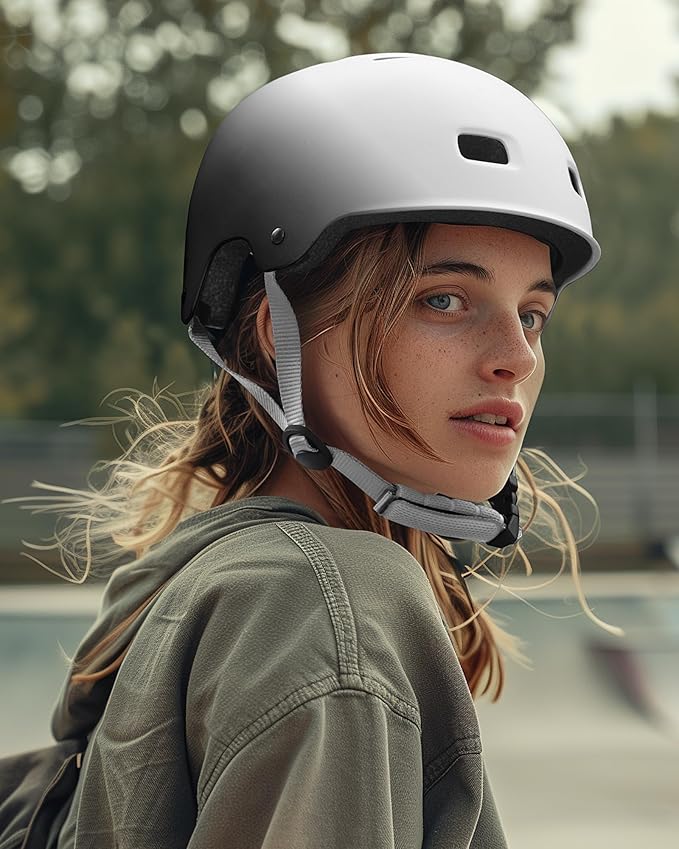 OutdoorMaster スケートボード サイクリング ヘルメット - 取り外し可能なインナー2枚 通気性 多用途 スポーツ スクーター ローラースケート インラインスケート ローラーブレード 子供 ユース 大人用