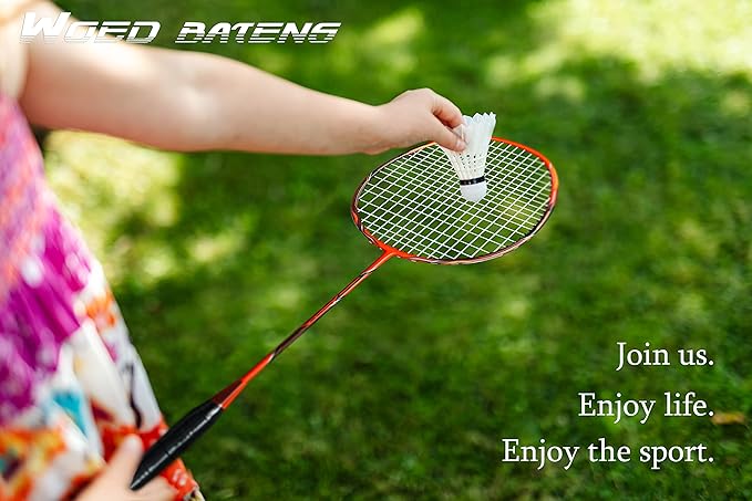 Professional Carbon Fiber Badminton Rackets Badminton Racquet for Backyards Gym