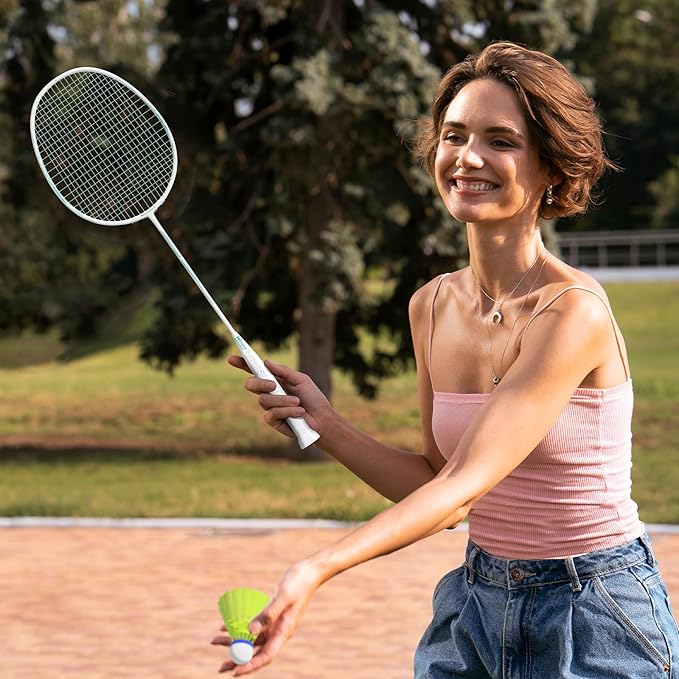 Professional Carbon Fiber Badminton Rackets Badminton Racquet for Backyards Gym