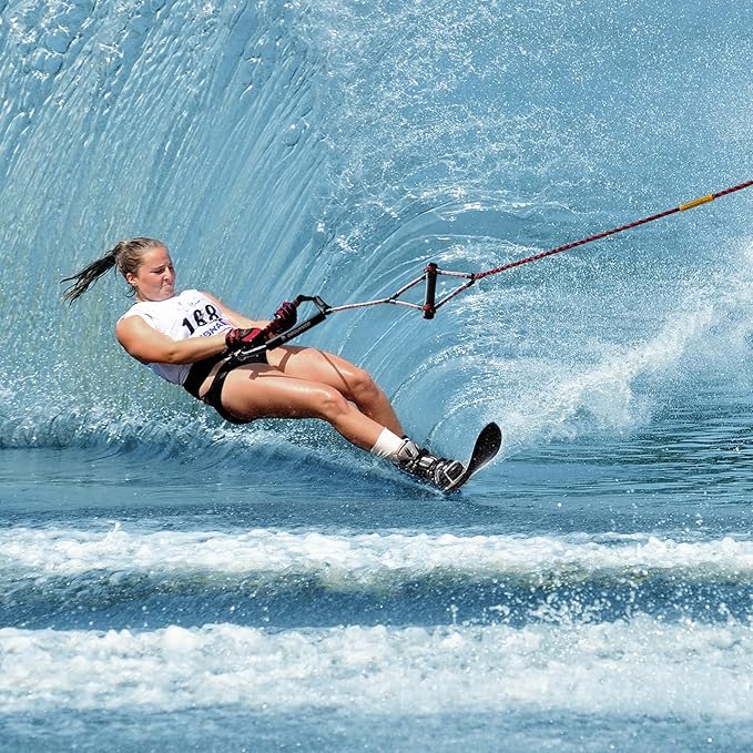 Obcursco 75FT Wakeboard Rope, Water Ski Ropes with EVA Handle for Water Skiing, Wakeboard, Kneeboard