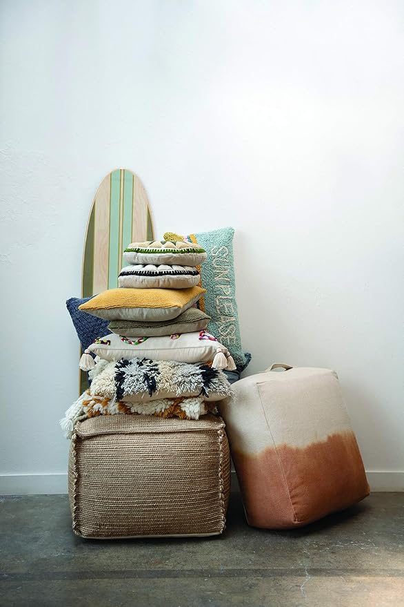 Creative Co-Op Surfboard Style Wood Wall Decor