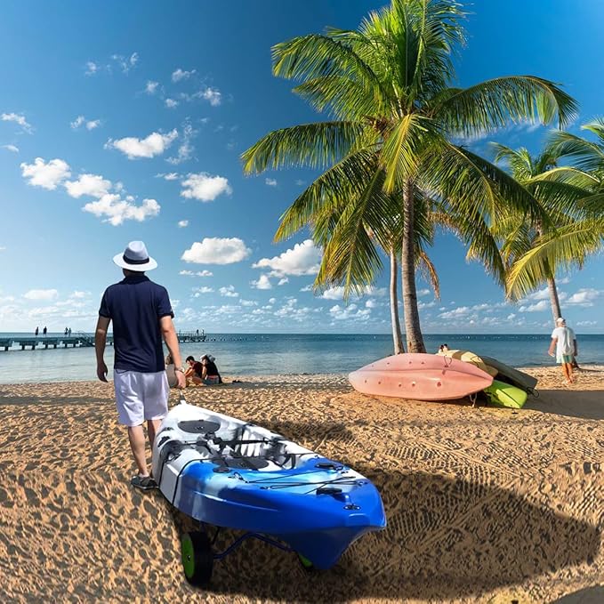 Newcod Kayak Cart, Kayak Dolly Cart for Carrying Kayak Canoe SUP Paddle Board