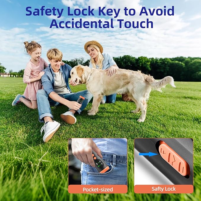 TGHIJKK Ultrasonic Dog Bark Deterrent Device: Rechargeable Anti Barking Device for Dogs with 3 Modes - Up to 35FT Range Safe Humane Training Tool - Small Medium Large Dogs Indoor Outdoor Use