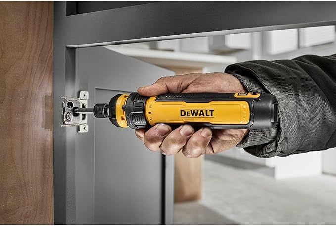 DEWALT Cordless Screwdriver, 4V USB Rechargeable Electric Screwdriver with 12 pcs Screwdriver Bit Set, LED Light, FLEXDRIVE Control, Compact, Ergonomic (DWHT66719)