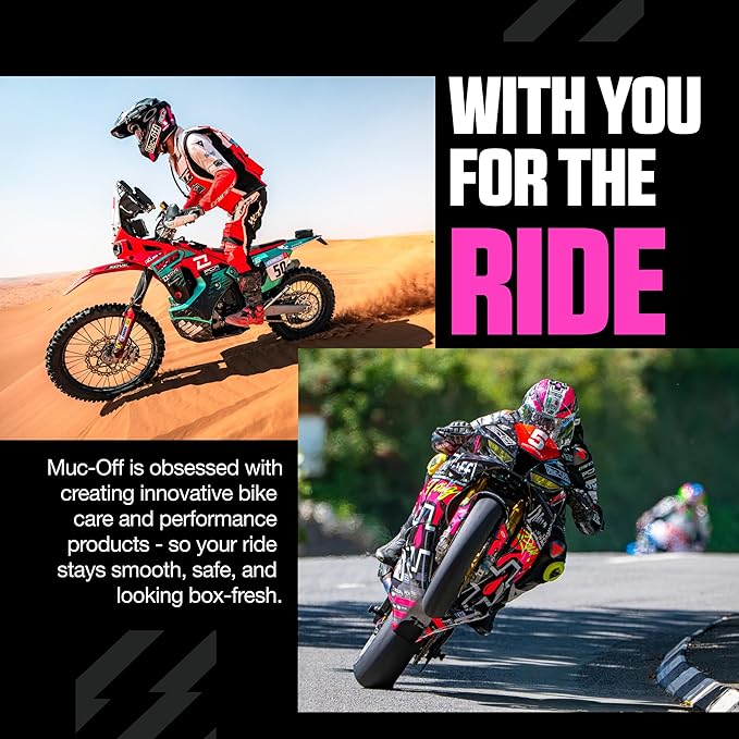 Muc-Off Motorcycle Chain Cleaner, 16.9 fl oz - Chain and Degreaser Spray for Cleaning - for On and Off-Road