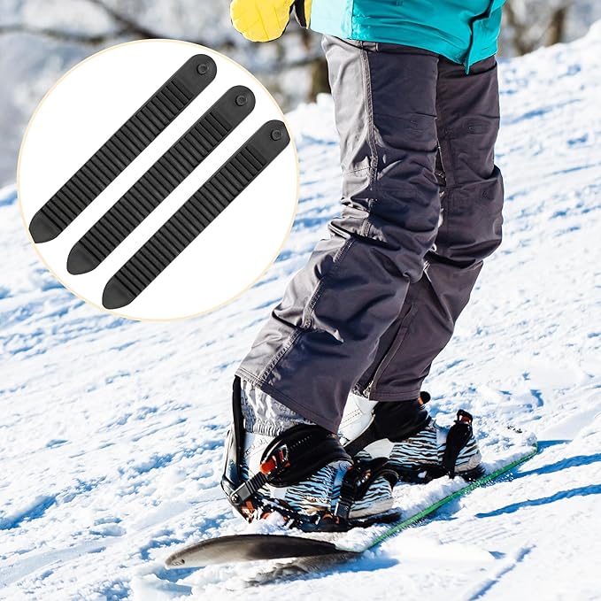 6 Pcs Snowboard Ladder Strap Binding-7.3" x 0.94" Snowboard Binding Straps Replacement-Snowboard Ankle Ladder Strap Binding for Ski Strap-in Binding Accessories