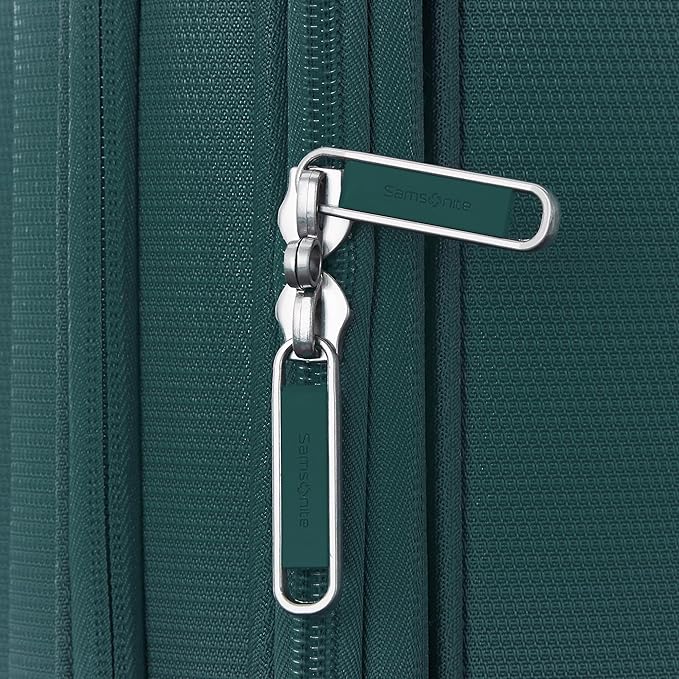Samsonite UpLIFT 軽量 大型 ソフトサイド 拡張可能 スピナーホイール 荷物 - 航空会社承認済み ポリエステル製ソフトスーツケース 超軽量旅行用 - エメラルドグリーン