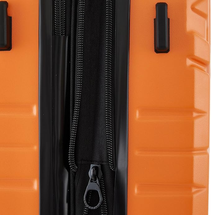 Wrangler ATG Alpine 22" Expandable Rolling Hardside Carry-On Luggage, Blazing Orange