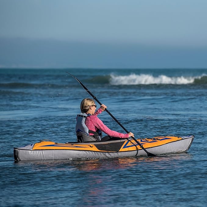 Advanced Elements - AdvancedFrame Sport Inflatable Kayak - Lightweight Day Touring Kayak with Bag and Pump