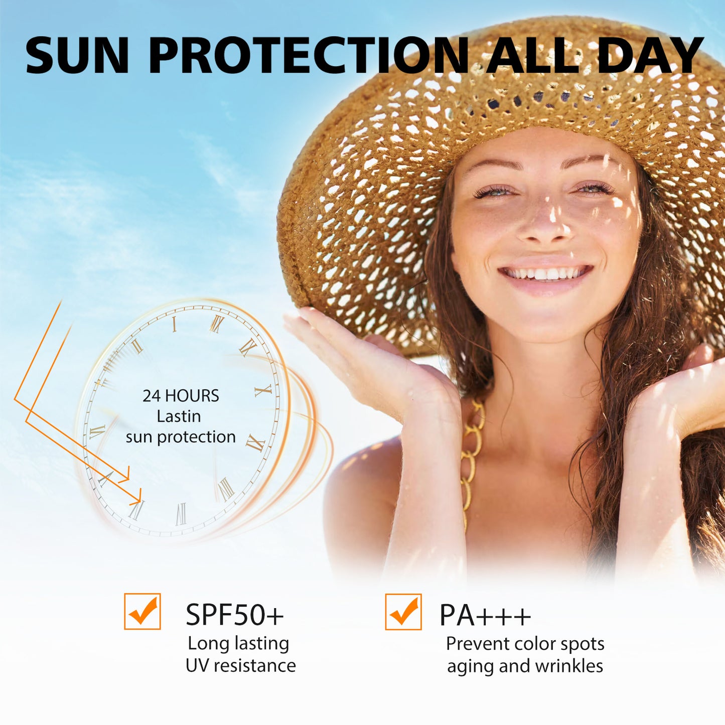 WUSOOTHE Bio Sun Stick 15g - Advanced Protection With Peptide Complex, Collagen And Hyaluronic Acid SPF50,PortableStrong UVProtection Sunscreen Stick