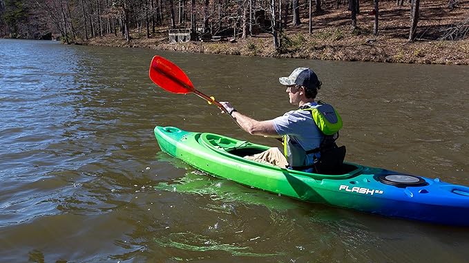 Perception Flash 9.5 | Sit Inside Kayak | Rod Holders and Rear Storage | 9' 6"