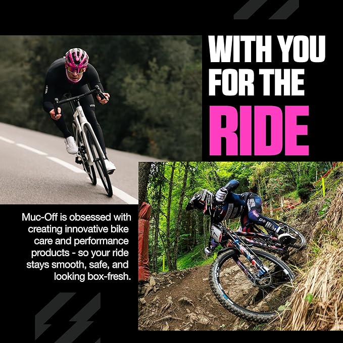 Muc-Off High Performance Waterless Bike Wash 750ml (Pack of 1) | Spray & Wipe Bike Cleaner | No Water Needed | Safe on Carbon Fibre | Cleans & Polishes with a Streak-Free Finish