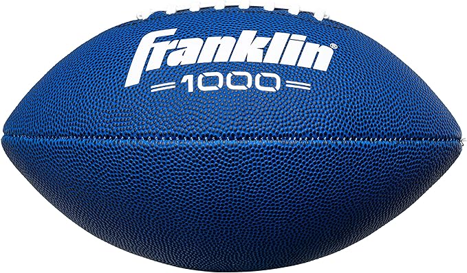 Franklin Sports Youth + Adult Footballs - Extra Grip 1000 Official Size, Junior + Pee Wee Kids - 1 + 12 Packs