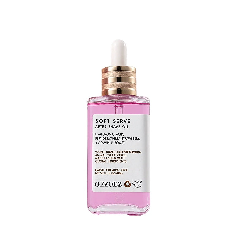 Soft Serve After Shave Oil -Strawberry &Vanilla Scent Repairing Oil After Shaving For Men And Women