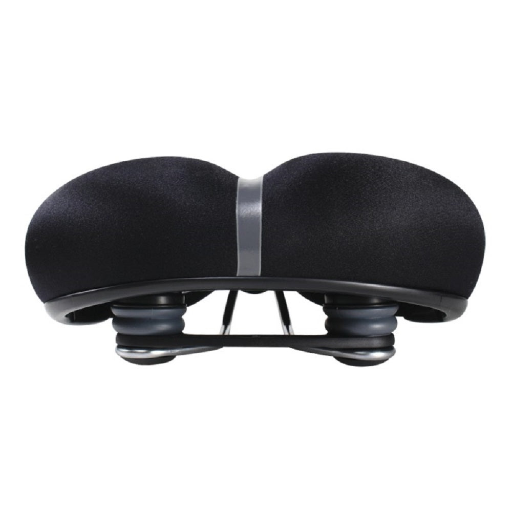 Serfas EG-8966E Cruiser E-GEL Elastomer Rear Suspension Lycra Saddle