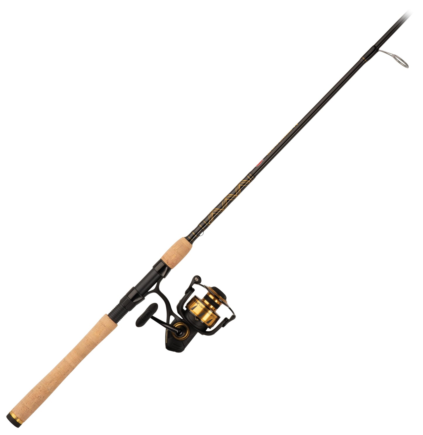 PENN 7’ Spinfisher VI Fishing Rod and Reel Spinning Combo 7’ 1 Graphite Composite Fishing Rod with 6 Reel Durable and Break Resistant Black Gold 4500 Size Reel - 7 - Medium - 1pc