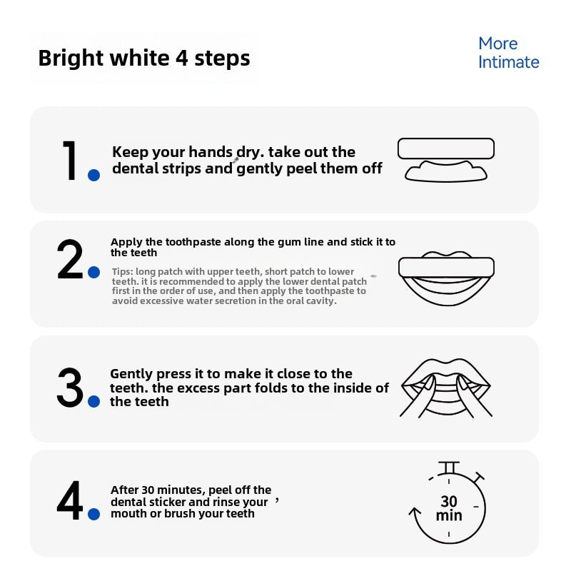 14 Pairs Of Pineapple Enzyme Tooth Strips. They Whiten And Brighten The Teeth, And Are Suitable For People Of All Ages Who Carry Out Daily Dental Care